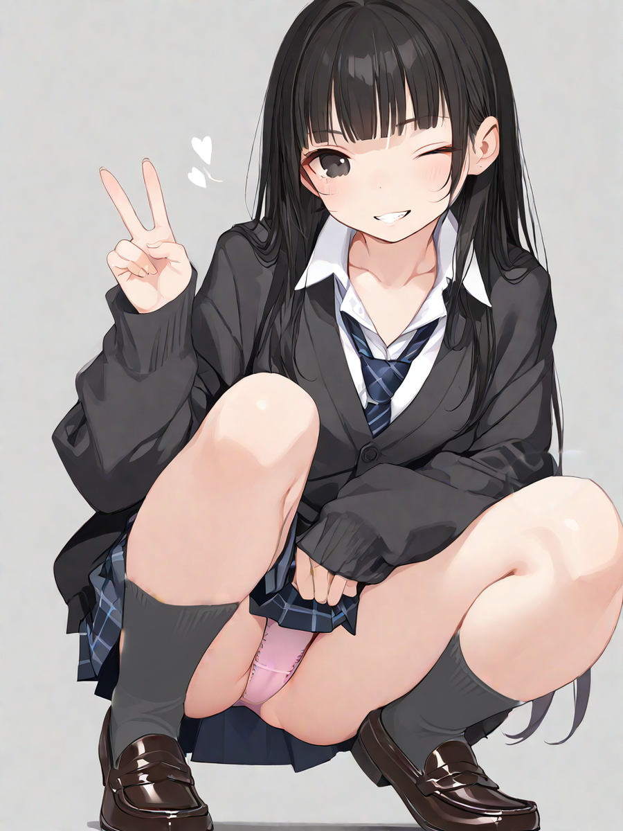無防備なJK