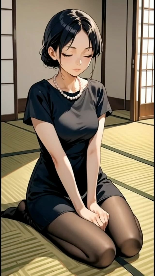 138642054-喪服のお姉さんに誘われて…